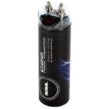 3.5 Farad Car Capacitor For Energy Storage To Enhance Bass Demand From Audio System Planet Audio PCBLK3.5 3.5 Farad Car Capacitor For Energy Storage To Enhance Bass Demand From Audio System Planet Audio PCBLK3.5